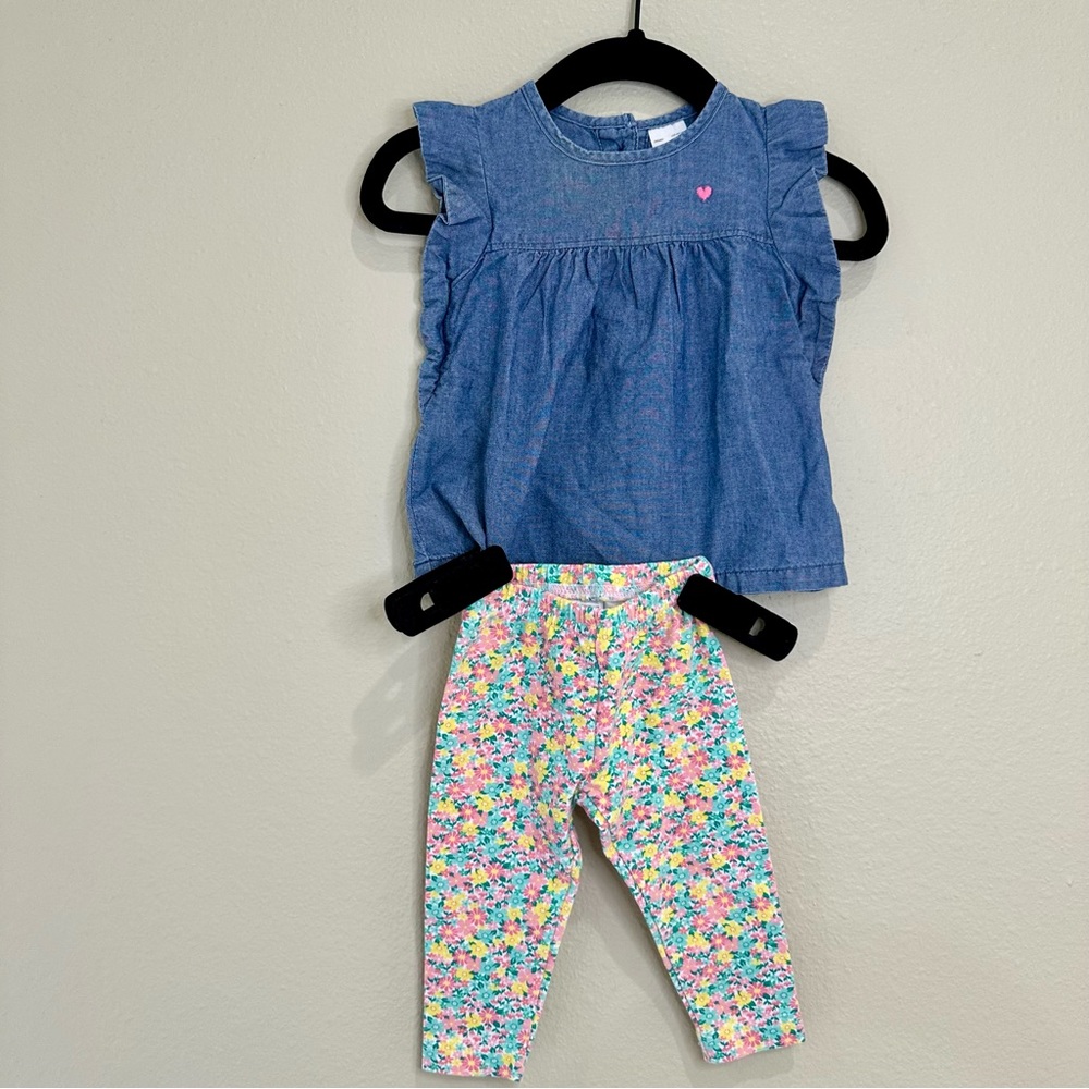 Baby girl matching set